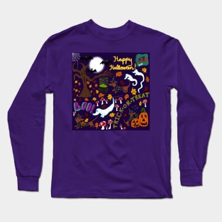 Diva Dachshund’s Halloween Long Sleeve T-Shirt